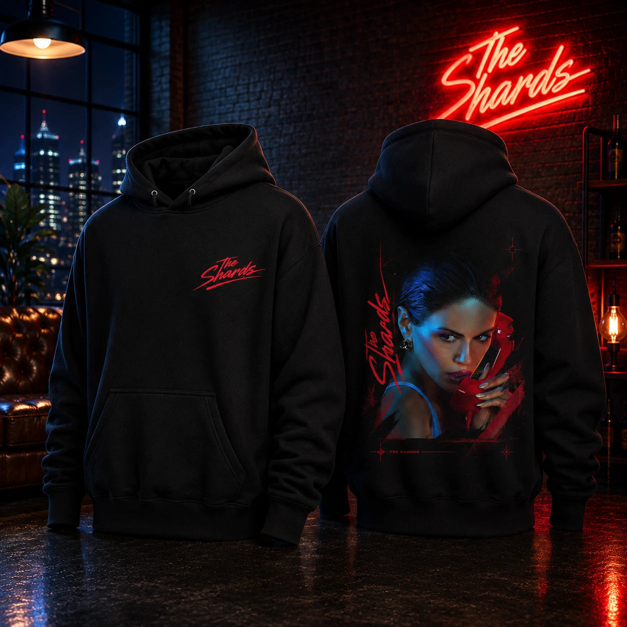 The Shards Debbie Schaffer Black Hoodie