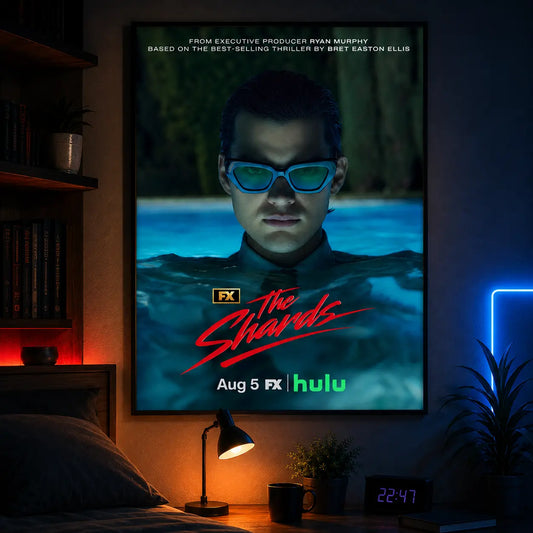 The Shards Robert Mallory Blue Glasses Poster
