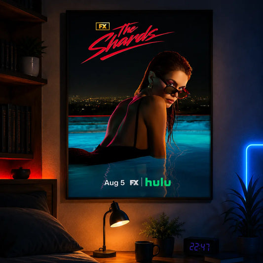 The Shards Susan Reynolds Midnight Pool Poster