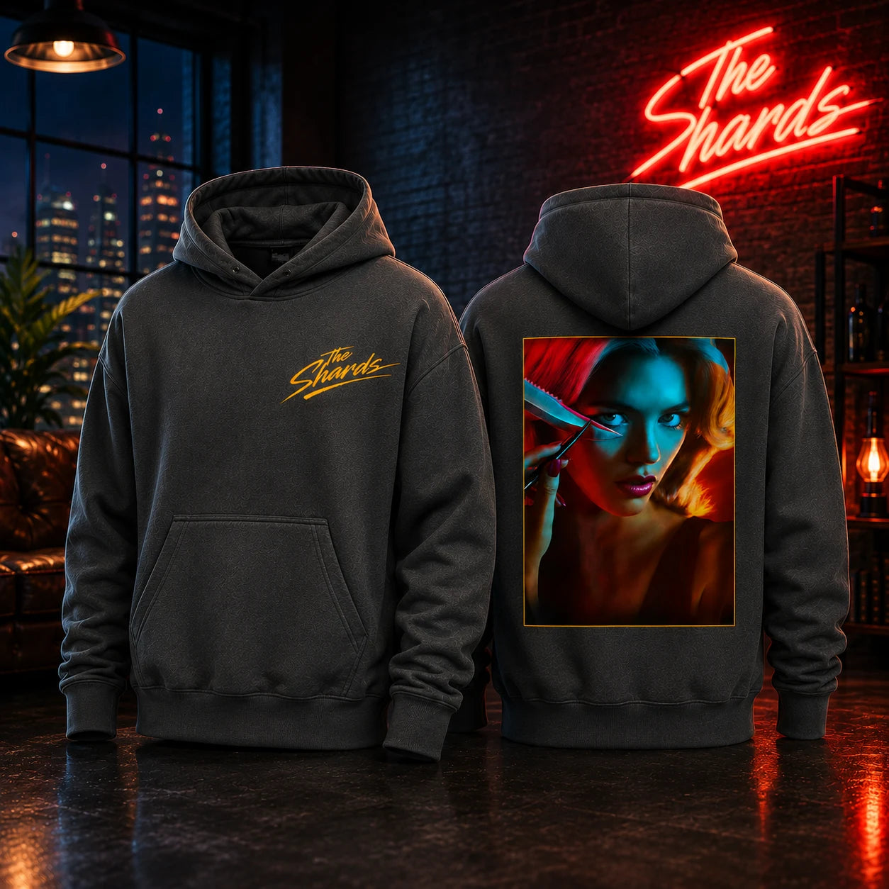 The Shards Susan Reynolds Dark Gray Hoodie