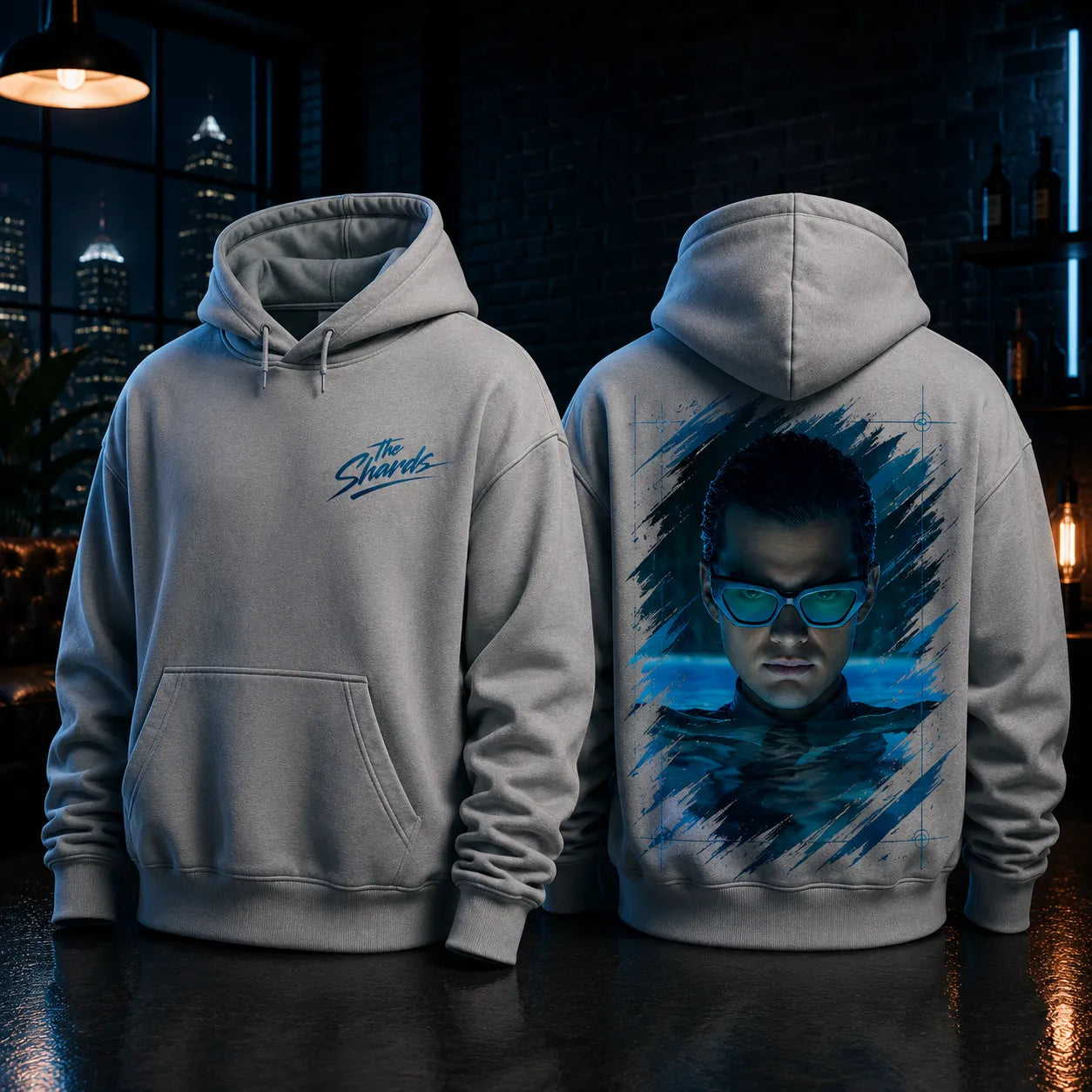 The Shards Robert Mallory Gray Hoodie