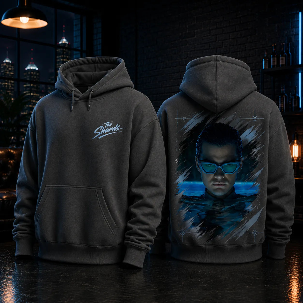 The Shards Robert Mallory Dark Gray Hoodie