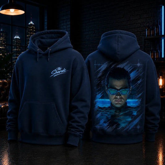 The Shards Robert Mallory Navy Blue Hoodie