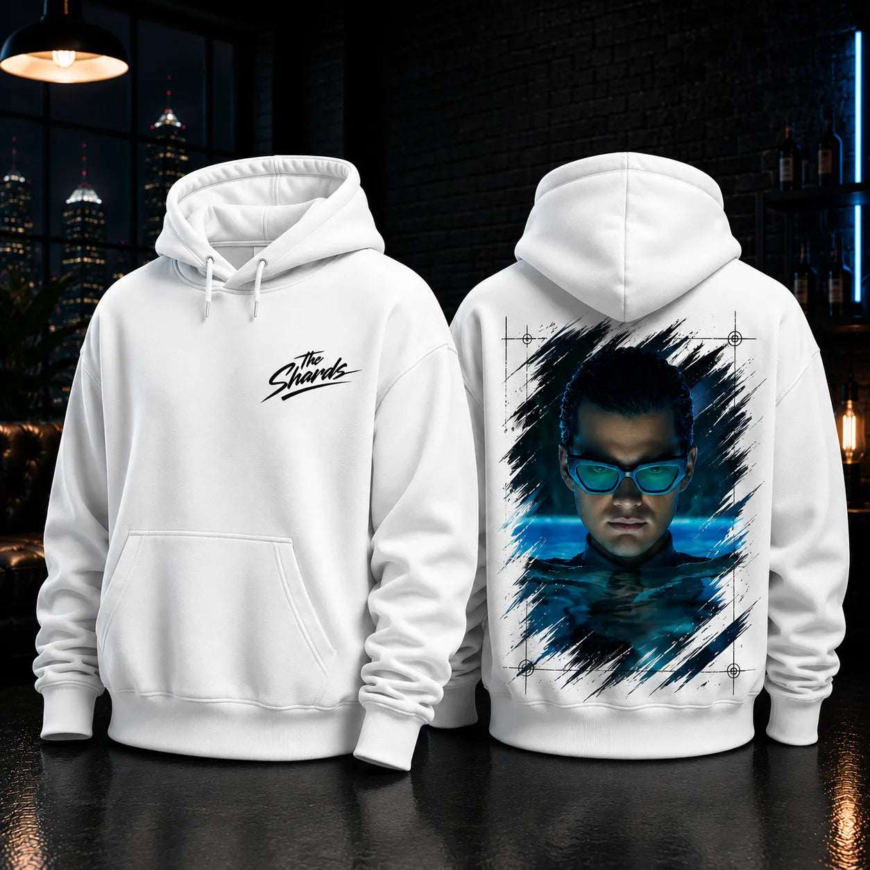 The Shards Robert Mallory White Hoodie