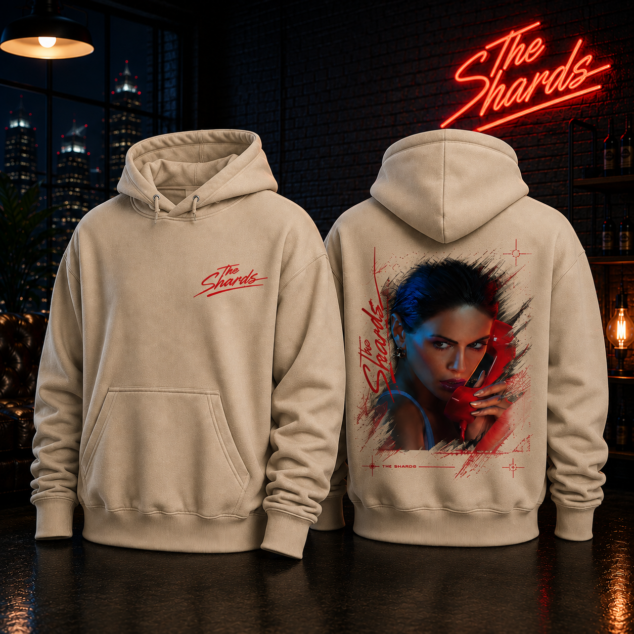 The Shards Debbie Schaffer Beige Hoodie