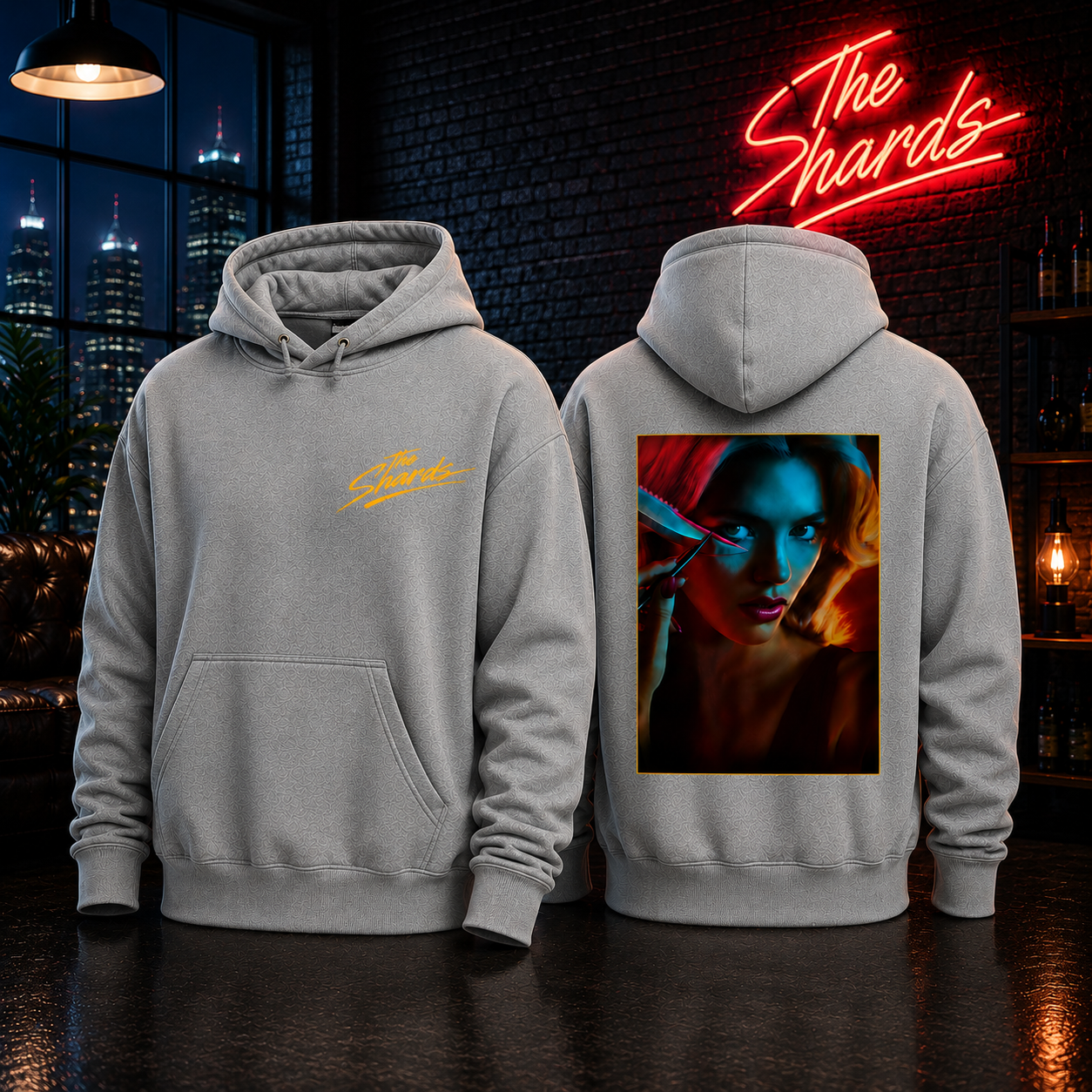 The Shards Susan Reynolds Gray Hoodie